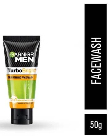 Garnier Face Wash Men Turbo Bright 2 in1 